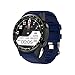 Price comparison product image C-Xka Smart Watch, Waterproof IP68 Fitness Tracker Watch With GPS Dual Positioning Heart Rate Monitor Pedometer Sleep Monitor For IOS Android Phone (color : Blue)