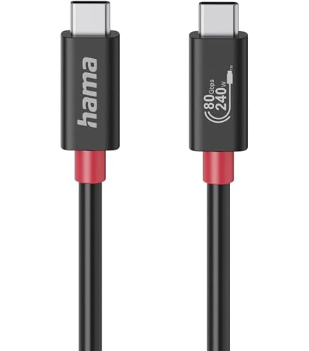 AISENS USB 3.2 Kabel Mit E-Marker – 20 Gbit/s, 100 W, 8K@30Hz, Typ C Auf C, 0,6 M, Schwarz