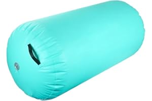 Triclicks Gonflable Air Roller, Rouleau d’Air,Cylindre de Gymnastique, Tapis de Gymnastique Gonflable,Piste Cylindrique Fitness pour Gymnastique,Yoga,Taekwondo