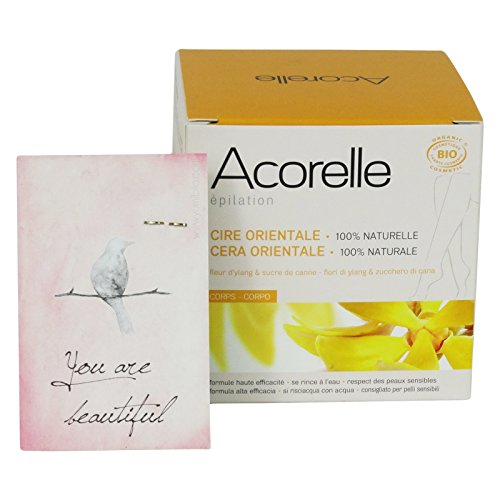 ACORELLE - Organic Oriental Wax with ylang ylang - Moisturizing -Ideal for short hair