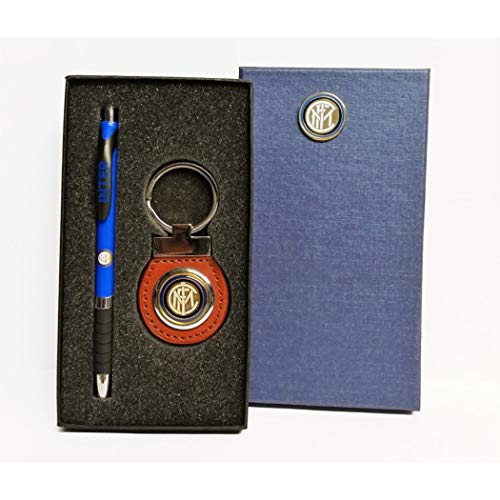 ENSEMBLE STYLO BLASON INTER ET PORTE CLÉ