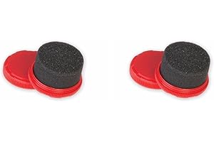 ONE SHOP DI BRACALENTE PIERO Éponge crème applicateur de poche, éponge brillante chaussures pratique de poche, pour traitements de crèmes brillantes renouvelle la chaussure (2 pièces)