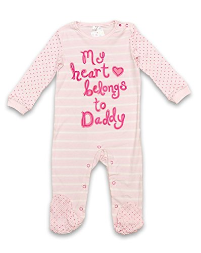 Baby Girl's My Heart Belongs To Daddy Cotton Sleepsuit (9-12 Months)
