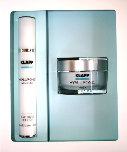 Klapp - Hyaluronic - Face Care Set NEU - Hyaluronic Mask 50ml & Eye Care Roll-On 10ml