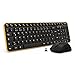 Produktbild Kabellose Tastatur und Maus, Jelly Comb 2.4G Ultra Slim Wireless Tastatur mit Maus Combo (QWERTZ, Deutsches Layout) für Laptop PC und Smart TV