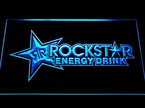 Rockstar Energy Drink Beer Bar LED Neon Sign Man Cave a228-b