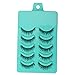 Generic 5 Pairs Fashion Beauty Makeup Handmade False Eyelashes Messy Cross Style RS.150.00