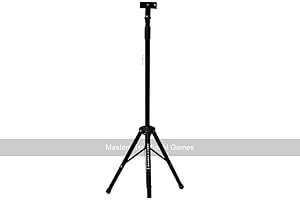 MASTERS TRADITIONAL GAMES Darts Master Dartboard Stand - Portable Telescopic Tripod Dartboard Mount Steel Stand with Fixings (dartboard not included)