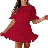 country kleider schweiz Damen Abendkleid Elegant Cocktailkleid Vintag Kleider Arm mit Spitzen Knielang Party Kleid. Elegant Damen Kleider Spitzenkleid Cocktailkleid Knielanges Vintage Jahr hochzeit Party. Damen Ärmellos V-Ausschnitt Spitzenkleid Brautjungfer Cocktailkleid Chiffon Faltenrock Langes Kleid. Übergröße Asymmetrisch Einfarbig Fledermaus Langarm Damen Herbst Winter Casual Party Mini Kleid Tunika mit Gürtel. Frauen Langarm tasche Casual lose T-Shirt Kleid