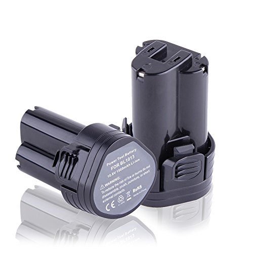 2 Stück Makita 194550-6 Li-Ion Akku BL1013, 10,8 Volt 1,5 Ah Li-ion Ersetzen Akku