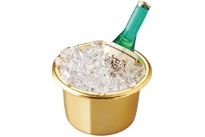 MIAMIXA Miniaturen für Puppenhäuser und Wichtelstuben oder Geschenkgutscheine · DIY Miniwelt · Sektflasche im Kühler 3,5cm