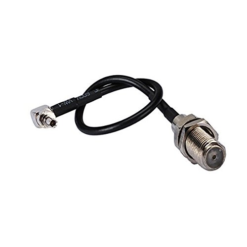 Adaptare 60689 Pigtail CRC9-Winkel-Stecker/F-Einbau-Buchse 15 cm winkelstecker