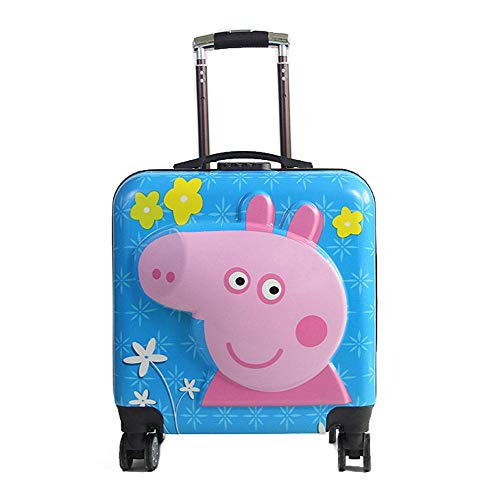 CYY Rainbow Maleta Equipaje de los niños, Caja de Palanca Creativa de los niños Maleta de Viaje Caso de Viaje Resistente al Desgaste Impermeable Anti-Tear