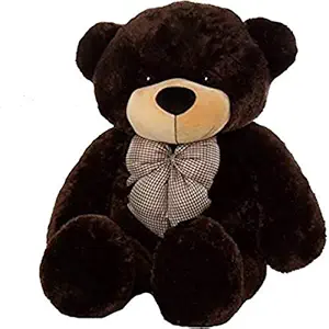 HUG n FEEL SOFT TOYS Teddy bear 5 feet, Soft toy, Teddy bear 5 feet for girls, Teddy bear 5 feet for girls, Soft toys for kids, Birthday gift for girls,Wife,Girlfriend,Husband, Gift items toy, (Chocolate Brown 5 feet)