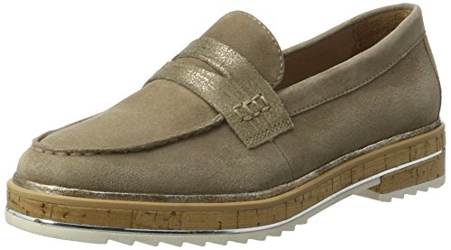 Be Natural 24702, Mocassins Femme, Beige (Lt. Taupe 347), 40 EU