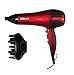 Red Hot 2200 W Benross 37010 Ultra Professional Hair Dryer with Diffuser and Concentrator Nozzle