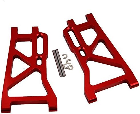 Yiguo 2pcs Aluminium Alloy 513008 Rear Lower Suspension Arm for FS RC 1:10 Big Castor Truck Upgrade Red