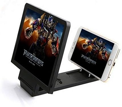 Phone Screen Magnifier 3x Enlarger Size 8'' HD 3D Stand for Smartphone, Mobile Phone