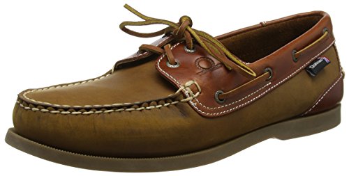 Chatham Marine Bermuda G2, Náuticos de Cuero Hombre, Multicolor (Walnut/Seahorse), 43.5 EU (9.5 UK)