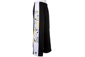 JL Sport Pantalon Authentique Brésilien Capoeira Arts Martiaux Garçon (Noir avec Berimbau Imprimer Le Long du Dos)