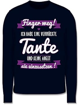 Sprüche Kind - Ich habe eine verrückte Tante Lila - Kinder Pullover