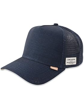 DJINNS - Glen Check (navy) - High Fitted Trucker Cap