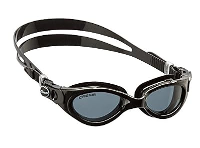Cressi Swim DE202950 Flash Small Lunettes natation Verre miroir Noir Taille unique