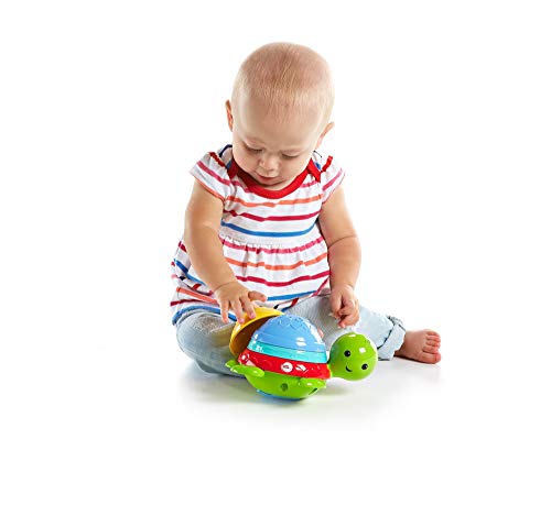 Fisher-Price Ma Tortue pour Le Bain jouet flottant pour permettre à bébé de s'amuser à empiler, filtrer et verser de l'eau, dès 6 mois, DHW16 – Image 7