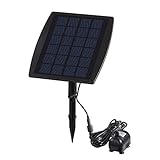 Imported Solar Panel Fountain Water Pump Kit Pool Garden Pond Submersible Watering RS.2310 (47.00% Off) - Amazon