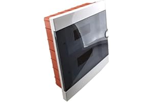 ELMARK Quadro elettrico centralino 24 moduli DIN box incasso oppure superficie scatola IP40 interruttori (Incasso)