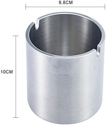 304 stainless steel ashtray personality creative office large living room thickened smoke thickened 4MM