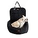Produktbild KYCD Gdbyq Pet Car Nest, Auto-Matte Hund Autositz Einzelsitz Vordersitz Rücksitz Auto Mit Anti-Dirty-Pad Beifahrer (Farbe : SCHWARZ)