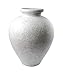 Produktbild Amaris Elements | Bodenvase 'Island' Terrakotta, Terrazzo mit Eierschale, Vase für den Innen- und Außenbereich, weiß, 50x60 cm