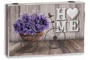 KCASA Tapa Contador de luz Cubrecontador electricos Home Lavanda 46x31x7 cm - Lavanda