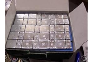 CLARIK PANG Assorted Self Adhesive Wheel Balance Weights 60 GRAMME STRIPS Pack Of 25