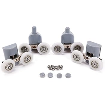 Eseguire Con 4 Ruoli Nylon Fino A 60 KG, Rulli, Porta Della Stalla, Scorrevole - Foto 3