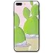 Produktbild iPhone 8 Plus Case, Cactus Pink Flower Cell Phone Case Luxury Slim Fit Hard Back Cover Holder Phone Case for Women Men Girls Boys Mothers Day Gifts