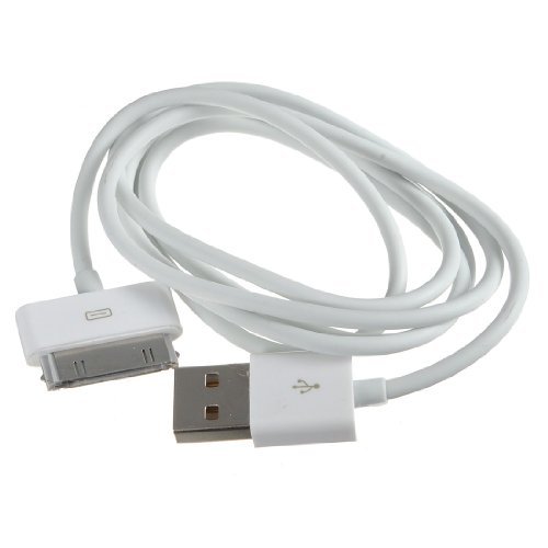 Cable cargador USB para iPhone 4S 4 G 3GS y iPod 1 m
