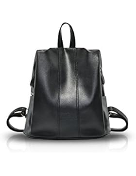 Nicole&Doris New Girl Schultaschen -Spielraum-Rucksack Daypack PU-Leder Art und Weise