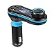 Produktbild AVANTEK Bluetooth FM Transmitter, Hands Free Call Transmitter, kabelloser Radiotransmitter fürs Auto mit Aux-Kabel, USB-Speicher und SD-Kartenleser