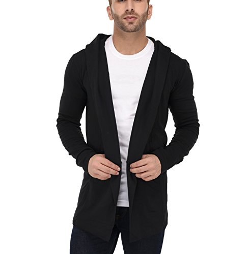 DENIMHOLIC Mens Cotton Blend Hooded Cardigan RS.779 (59.00% Off) - Amazon