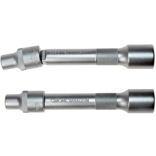 2 x Kipp-Verlängerungen Satz, 1/2″-Antrieb (125 + 250 mm) für Knarren, Ratschen, Drehmomentschlüsseln, Gleitgriffe und Knebel. - 2