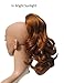 New Style Sweet Short Curly Pony Tail Hair Extension (Claw Grip) (Ginger Honey)