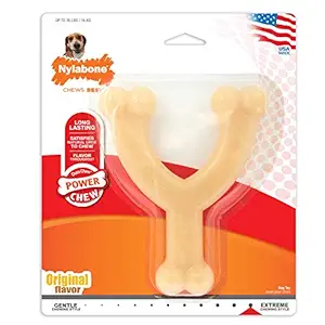 Nylabone Dura Chew Regular Original Flavored Wishbone Dog Chew Toy