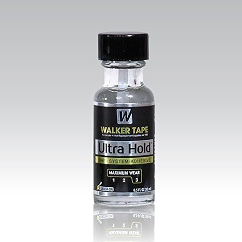 Ultra Hold liquid Bond Glue for wigs and hair with brush .5oz bottle by GT Hair by GT Hair
