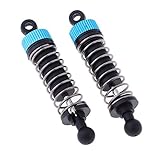 * Material: Metall P Prettyia 2er-Set Vorne Stoßdämpfer Öldruckstoßdämpfer 57mm für Wltoys RC 1:18 Auto