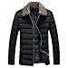 Produktbild Herren Daunenjacke Daunenmantel,TWBB Wintermantel Winterjacke Sweatshirt Langarm Steppjacke Oberbekleidung Slim Top Outwear Männer Sweatjacke Mantel Pelz Halsband