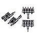 Baoblae 2 Pairs M/FM 2 to 1 5 To 1 MC4 T Branch Connector Coupler for PV Solar Panels Cable RS.2310.00