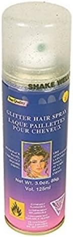 Temporary Coloured Hairspray in Silver Glitter ( No Overseas)