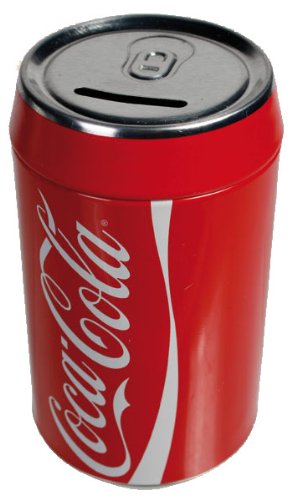 Spardose Sparbüchse Gelddose Sparschwein Metall "Coca Cola" 1 Stück